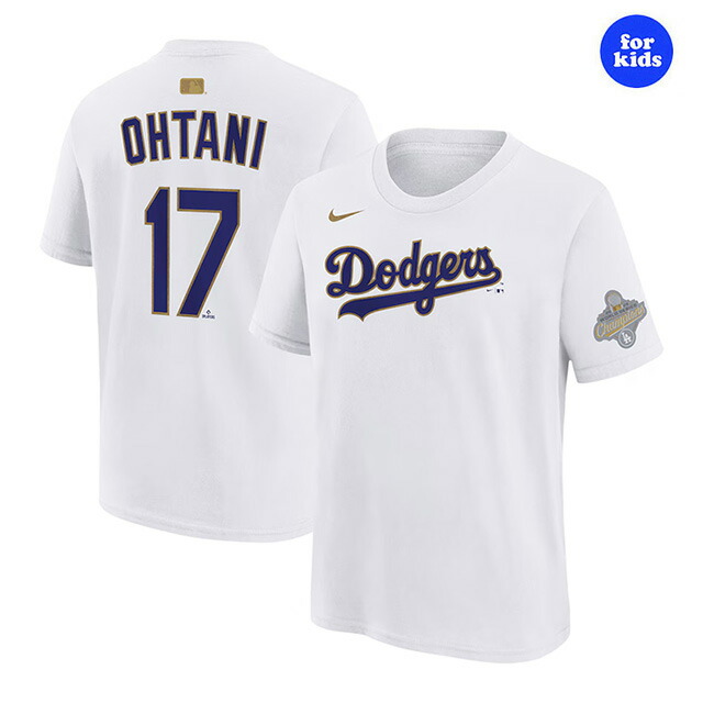 2026 ゴールド寄せあわせ 大谷翔平ひな形 ちびっ子用 NIKE ティーシャツ 天使の都市 ドジャース 2026 MLB GOLD COLLECTION PLAYER YOUTH NAME\u0026NUMBER T-SHIRT WHITE ナイキ LOS ANGELES DODGERS SHOHEI OHTANI