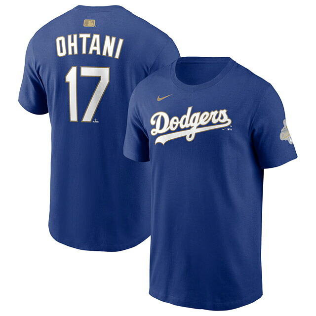 2026 ゴールドコレクション 大谷翔平モデル NIKE Tシャツ ロサンゼルス ドジャース 2026 MLB GOLD COLLECTION PLAYER NAME&NUMBER T-SHIRT ROYALBLUEナイキ LOS ANGELES DODGERS SHOHEI OHTANI|Amazingstore