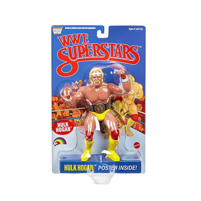 ハルク ホーガンモデル WWE 動き図形 MATTEL LJN SUPERSTARS ACTION FIGURE HULK HOGAN HULKMANIA ハルク気違い RAW SMACKDOWN /BLK 25_12