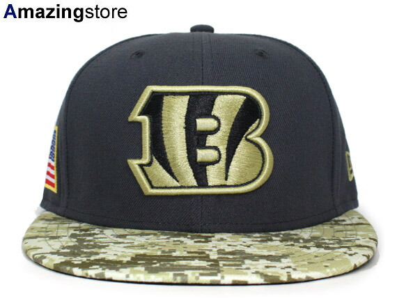 【全70種類以上】NEW ERA CINCINNATI BENGALS 【2016 SALUTE-TO-SERVICE/CHACOAL GREY-DESERT CAMO】ニューエラ シンシナティ ベンガルズ オンフィールド 59FIFTY フィッテッド FITTED CAP ON FIELD [帽子 new era cap new era 17_9_3NFL16_10_5]｜Amazingstore