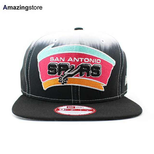 ニューエラ キャップ 9FIFTY サンアントニオ スパーズ NBA SUBLENDER SNAPBACK CAP BLACK WHITE SAN ANTONIO SPURS 帽子 メンズ レディース 男女兼用 ブラック ホワイト /BLK 24_1_hl