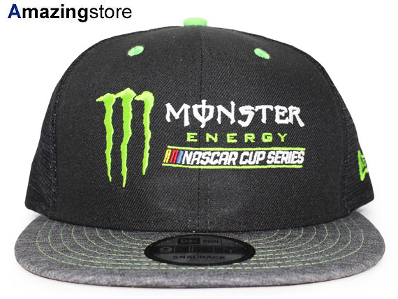 楽天市場 ニューエラ モンスターエナジー ナスカーカップ Nascar Cup Series Trucker Mesh Cap Blk Grey New Era Monster Energy 18 12re 19 1re Amazingstore