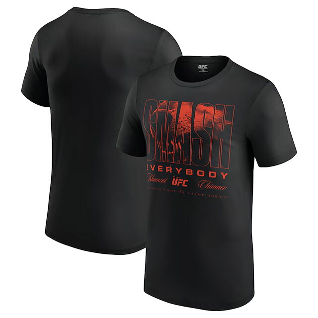 カムザット チマエフモデル 外国で取寄 UFC プルオーバー GRAPHIC T-SHIRT BLACK-RED KHAMZAT CHIMAEV