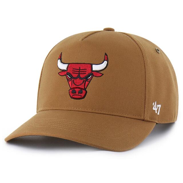 47ブランド名 NBA 鉄道車両ハート型 風の強い町 ブルズ CARHARTT 47BRAND HITCH SNAPBACK CAP BROWN CHICAGO BULLS DUCK スナップバックキャップ 赤銅色 鳥打ち帽 メンズ レディース 男女兼用 細工物 WORK /BRN 26_2RE_0210