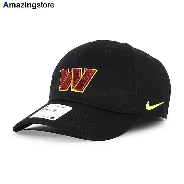 ナイキ キャップ ワシントン コマンダーズ NFL HERITAGE 86 VOLT STRAPBACK CAP H86 BLACK NIKE WASHINGTON COMMANDERS 帽子 ブラック メンズ レディース /BLK 24_1NIKE
