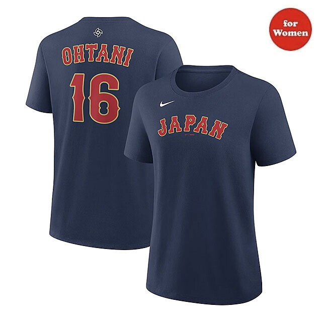 成人女性用 WBC 大谷翔平模範例 外国で取寄 ナイキ プルオーバー 日本代議員団 WOMEN\u0027S 2026 WORLD BASEBALL CLASSIC NAME\u0026NUMBER T-SHIRT NAVY NIKE SAMURAI JAPAN SHOHEI OHTANI レディース TEE お茶プルオーバー ベイスボール ワールドベースボールクラシック 米国海軍 26_2