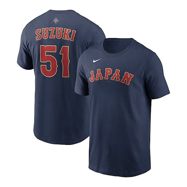 WBC 鈴木誠也モデル 海外取寄 ナイキ Tシャツ 日本代表 2026 WORLD BASEBALL CLASSIC NAME&NUMBER T-SHIRT NAVY NIKE SAMURAI JAPAN SEIYA SUZUKI TEE ティーシャツ 野球 ワールドベースボールクラシック ネイビー 26_2｜Amazingstore