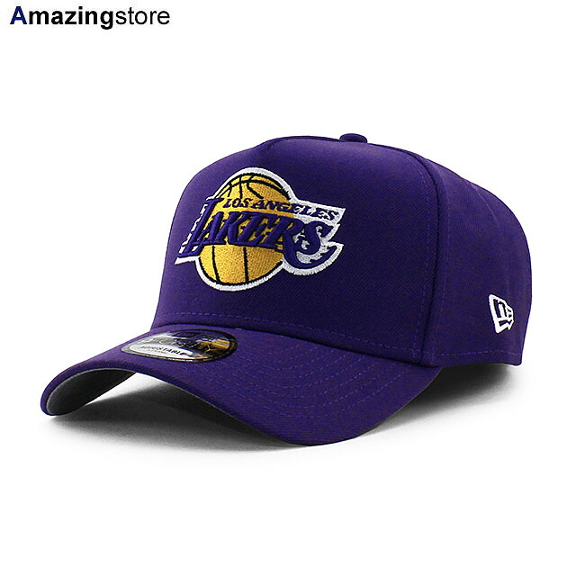 ニューエラ キャップ 9FORTY スナップバック ロサンゼルス レイカーズ NBA A-FRAME SNAPBACK CAP PURPLE NEW ERA LOS ANGELES LAKERS 帽子 メンズ レディース パープル /PUR 25_5RE_0501