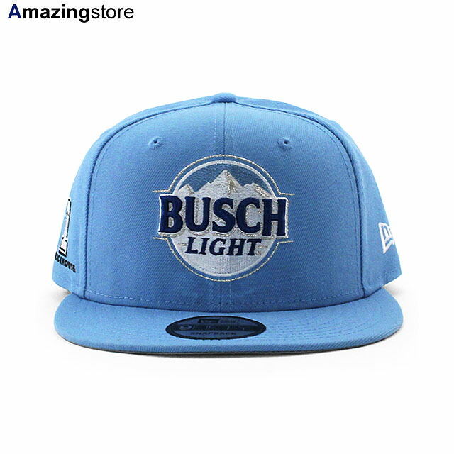 ニューエラ キャップ 9FIFTY スナップバック ナスカー ロス チャステイン BUSCH LIGHT SNAPBACK CAP LIGHT BLUE NEW ERA NASCAR ROSS CHASTAIN 帽子 メンズ レディース 男女兼用 ライトブルー /BLUE 25_12RE_1229|Amazingstore