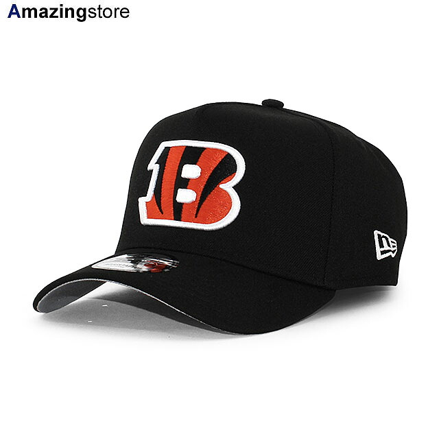 ニューエラ キャップ 9FORTY スナップバック シンシナティ ベンガルズ NFL A-FRAME SNAPBACK CAP BLACK NEW ERA CINCINNATI BENGALS 帽子 メンズ レディース 男女兼用 エーフレーム ブラック /BLK 25_9RE_0926｜Amazingstore