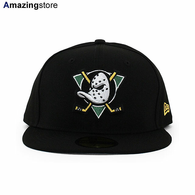 ニューエラ キャップ 59FIFTY アナハイム ダックス NHL TEAM BASIC FITTED CAP BLACK NEW ERA ANAHEIM DUCKS 帽子 メンズ レディース アイスホッケー ブラック /BLK 26_4RE_0406