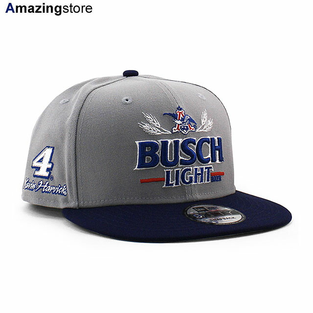 ニューエラ キャップ 9FIFTY スナップバック ナスカー ケヴィン ハーヴィック BUSCH LIGHT SNAPBACK CAP GREY NEW ERA NASCAR KEVIN HARVICK 帽子 メンズ レディース 男女兼用 グレー /GREY 25_2 7,445円