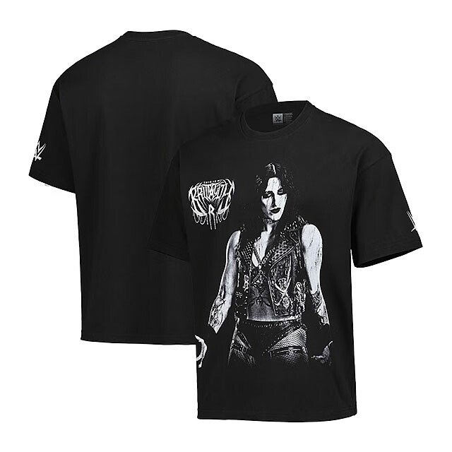 後ろ側 リプリーモデル 外国で取寄 WWE AUTHENTIC プルオーバー THIS IS MY BRUTALITY WASHED T-SHIRT BLACK RHEA RIPLEY RAW SMACKDOWN プロフェッショナルレスリング かぶり笠 メンズ レディース 男女兼用 黒いこと /BLK 25_8