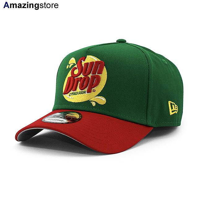 ニューエラ キャップ 9FORTY スナップバック ナスカー デイル アーンハート ジュニア SUN DROP A-FRAME SNAPBACK CAP GREEN NEW ERA NASCAR DALE EARNHARDT Jr. 940AF エーフレーム 帽子 メンズ レディース グリーン ホワイト /GRN 25_9