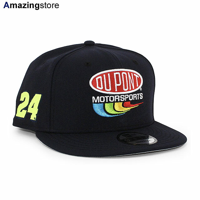 ニューエラ キャップ 9FIFTY スナップバック ナスカー ジェフ ゴードン DuPont SNAPBACK CAP NAVY NEW ERA NASCAR JEFF GORDON 帽子 メンズ レディース 男女兼用 ストックカーレース 950 ネイビー /NAVY 26_1RE_0113｜Amazingstore