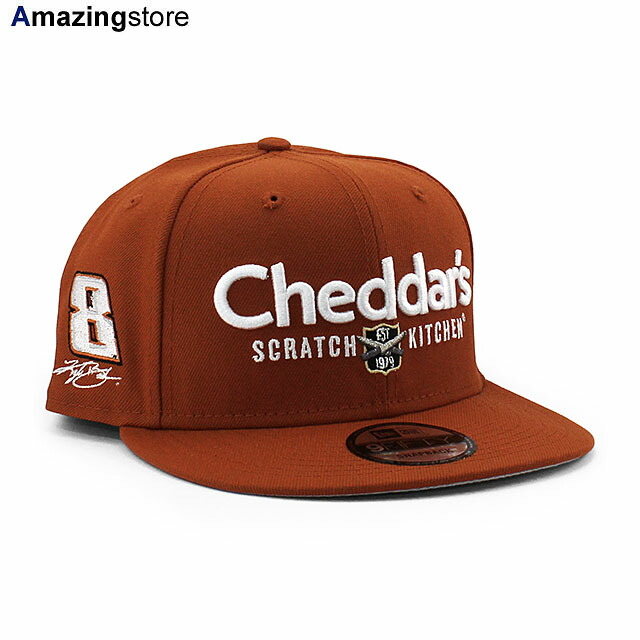 ニューエラ キャップ 9FIFTY スナップバック ナスカー カイル ブッシュ Cheddar's SNAPBACK CAP ORANGE NEW ERA NASCAR KYLE BUSCH 帽子 メンズ レディース 男女兼用 ストックカーレース 950 オレンジ /ORG 25_11|Amazingstore