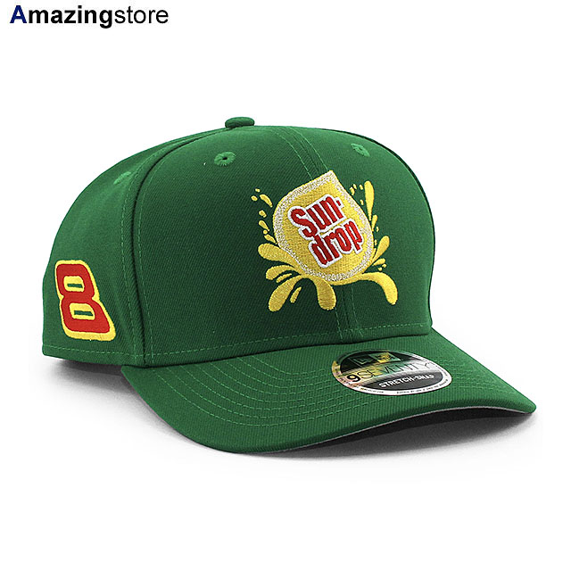 ニューエラ キャップ 9SEVENTY ストレッチ スナップバック ナスカー デイル アーンハート ジュニア SUN DROP STRETCH SNAPBACK CAP GREEN NEW ERA NASCAR DALE EARNHARDT Jr. 帽子 メンズ レディース 男女兼用 ストックカーレース グリーン /GRN 970SS 26_2RE_0210｜Amazingstore