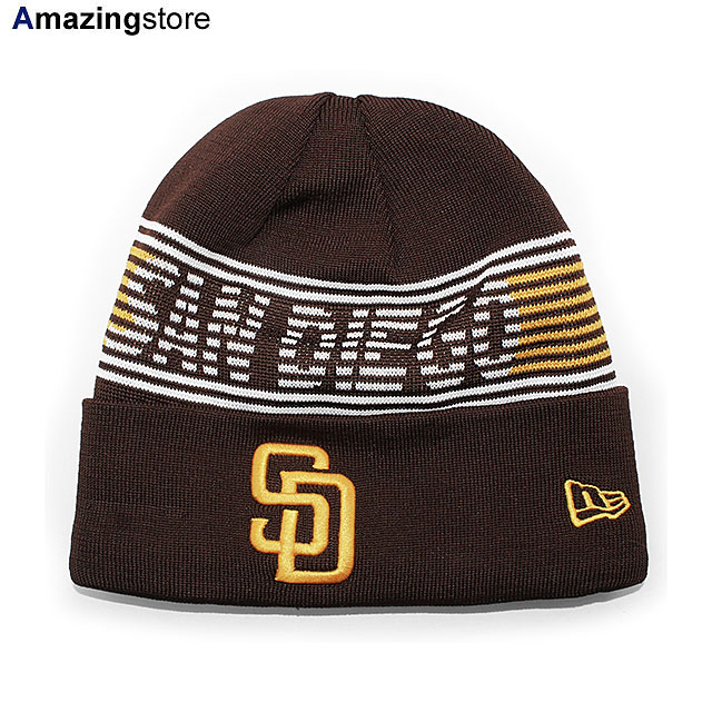 ニューエラ ニット ビーニー サンディエゴ パドレス MLB SPORTS KNIT BEANIE BROWN NEW ERA SAN DIEGO PADRES AUTHENTIC オーセンティック 帽子 メンズ レディース 男女兼用 ニット帽 ニットキャップ KNIT CAP ブラウン /BRN 26_2RE_0210
