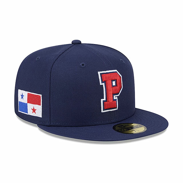 ニューエラ キャップ 59FIFTY WBC パナマ共和国 2026 WORLD BASEBALL CLASSIC FITTED CAP NAVY NEW ERA PANAMA 5950 ワールドシリーズクラシック 野球 ネイビー 帽子 メンズ レディース 男女兼用 26_2｜Amazingstore