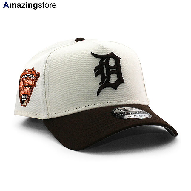 EU限定 ニューエラ キャップ 9FORTY スナップバック デトロイト タイガース MLB 2005 ALL STAR GAME GREY BOTTOM A-FRAME SNAPBACK CAP CREAM BROWN NEW ERA DETROIT TIGERS 帽子 メンズ レディース サイドパッチ SIDE PATCH クリーム EU940AF 26_3