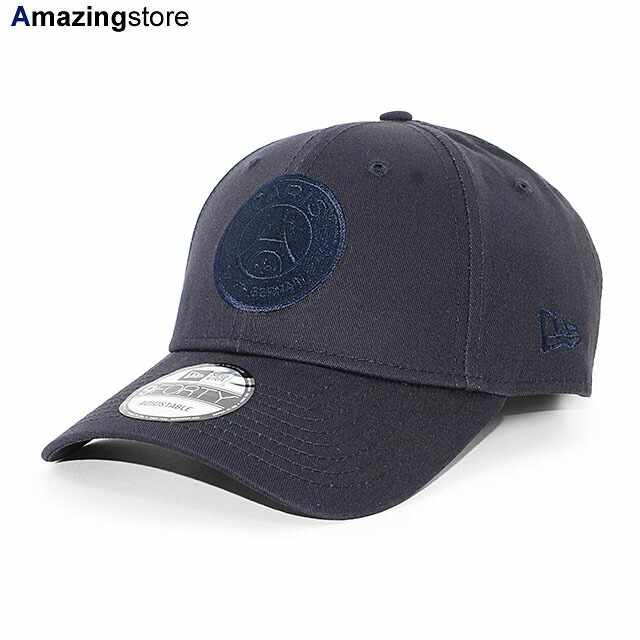 ニューエラ キャップ 9FORTY ストラップバック パリ サンジェルマン FC PSG TONAL STRAPBACK CAP NAVYOUT NEW ERA PARIS SAINT-GERMAIN FC LOGO 940 LOW PRIFILE ロープロファイル LOW CAP ローキャップ 帽子 メンズ レディース ネイビー 26_3