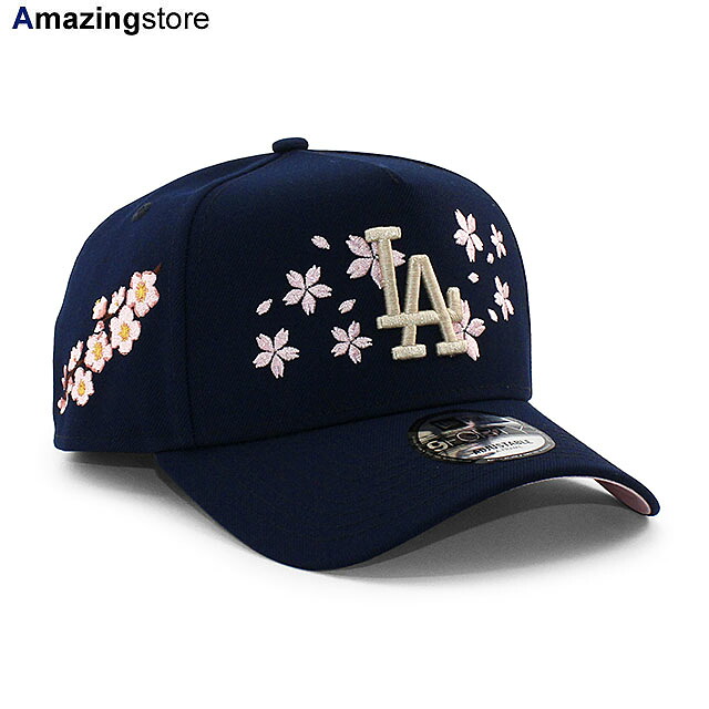 EU限定 ニューエラ キャップ 9FORTY スナップバック ロサンゼルス ドジャース MLB SAKURA PINK BOTTOM A-FRAME SNAPBACK CAP NAVY NEW ERA LOS ANGELES DODGERS 帽子 メンズ レディース 男女兼用 サイドパッチ SIDE PATCH エーフレーム EU940AF ネイビー 26_4
