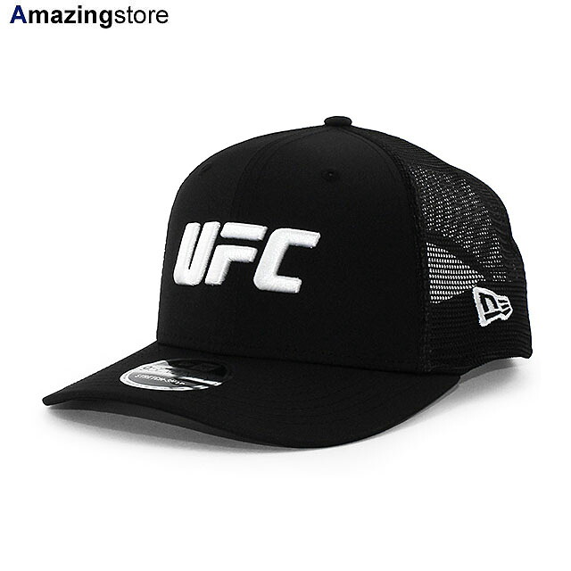 ニューエラ メッシュキャップ 9SEVENTY UFC TRUCKER MESH CAP BLACK NEW ERA スナップバック SNAPBACK 帽子 メンズ レディース 男女兼用 総合格闘技 970SS ブラック 26_6RE_0624｜Amazingstore