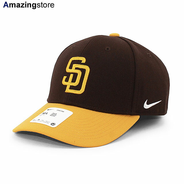 ナイキ キャップ サンディエゴ パドレス MLB CLUB PERFORMANCE ADJUSTABLE CAP BROWN GOLD NIKE SAN DIEGO PADRES 帽子 メンズ レディース 男女兼用 ブラウン /BRN EVERGREEN 25_8