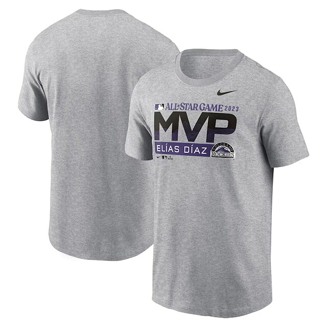 外国で取寄 エリアス ディアス青写真 NIKE オールスターMVP プルオーバー  2023MLB ALL-STAR GAME T-SHIRT ナイキ コロラド ロッキーズ  COLORADO ROCKIES Elias Diaz