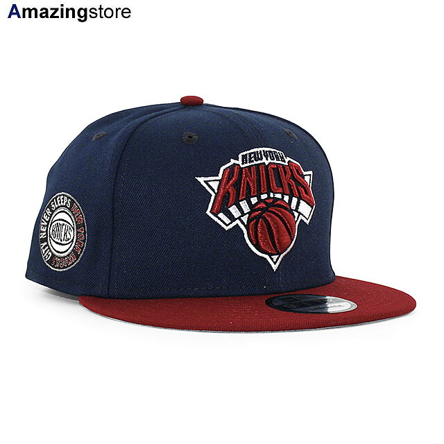 ニューエラ キャップ 9FIFTY スナップバック ニューヨーク ニックス NBA 2T TEAM BASIC SNAPBACK CAP NAVY CARDINAL NEW ERA NEW YORK KNICKS ネイビー カーディナル サイドパッチ SIDE PATCH 950 帽子 メンズ レディース 男女兼用 /NAVY 26_2RE_0210