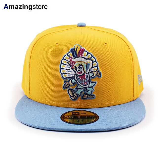 ニューエラ キャップ 59FIFTY リーハイバレー アイアンピッグス MiLB THEME NIGHT FITTED CAP GOLD SKY NEW ERA LEHIGH VALLEY IRON PIGS / 帽子 メンズ レディース フィラデルフィア フィリーズ PHILADELPHIA PHILLIES 25_11