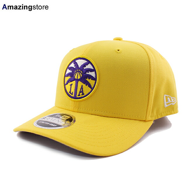 ニューエラ キャップ 9SEVENTY ストレッチ スナップバック ロサンゼルス スパークス WNBA STRETCH SNAPBACK CAP YELLOW NEW ERA LOS ANGELES SPARKS