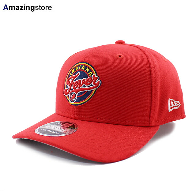 ニューエラ キャップ 9SEVENTY ストレッチ スナップバック インディアナ フィーバー WNBA STRETCH SNAPBACK CAP RED NEW ERA INDIANA FEVER