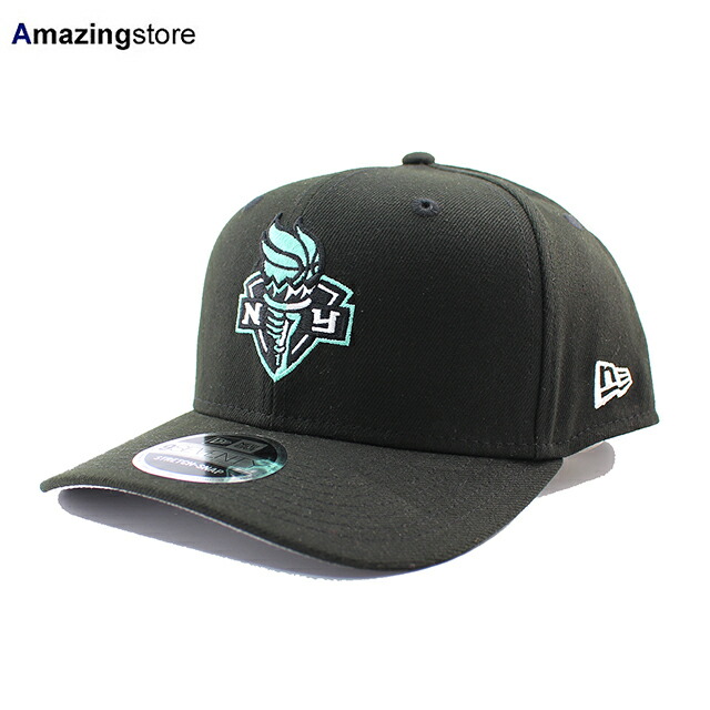 ニューエラ キャップ 9SEVENTY ストレッチ スナップバック ニューヨーク リバティー WNBA STRETCH SNAPBACK CAP BLACK NEW ERA NEW YORK LIBERTY