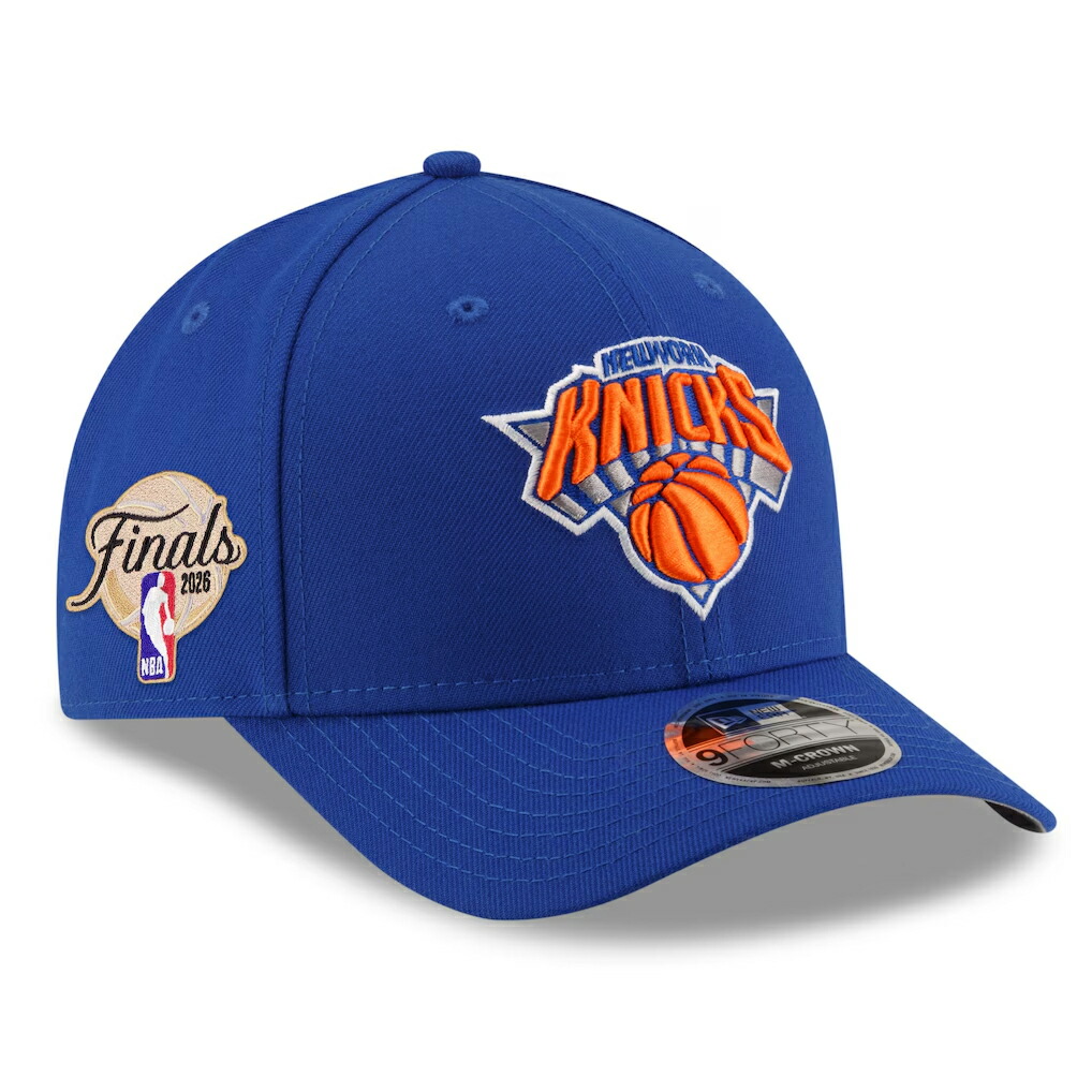 外国で取寄 ニュー内鰓 旗がしら 9FORTY M-CROWN スナップバック ニューヨーク州 ニックス 2026 NBA FINALS SIDE PATCH SNAPBACK BLUE NEW YORK KNICKS / ユニ一発やる NBA イースタン競技団体 はやりっ児