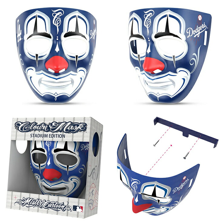 ロサンゼルス ドジャース 海外取寄 マスク MISTER CARTOON CROWN MASK