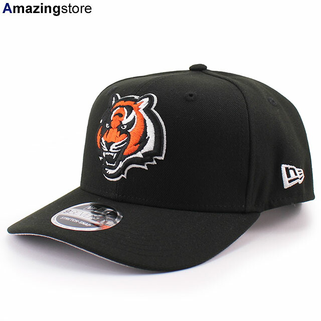 ニューエラ キャップ 9SEVENTY ストレッチ スナップバック シンシナティ ベンガルズ NFL TIGER HEAD LOGO  STRETCH SNAPBACK CAP BLACK CINCINNATI BENGALS 帽子 メンズ レディース 男女兼用 970SS