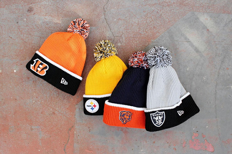 楽天市場】ニューエラ ニット ビーニー オークランド レイダース NFL