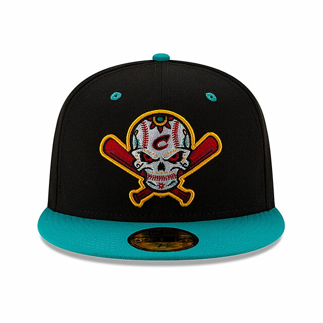 ニュー内鰓 59FIFTY コロン2階建てバス クリッパーズ MiLB COPA DE 天使の都市 DIVERSION FITTED CAP BLACK TEAL NEW ERA COLUMBUS CLIPPERS マイナー競技団体 黒いこと ティール インディアンス INDIANS /BLK BIG_SIZE 25_9RE_0926