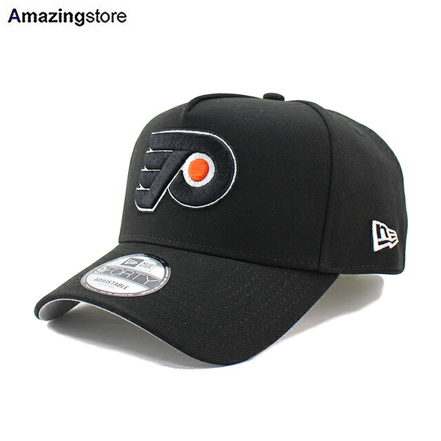 ニューエラ キャップ 9FORTY スナップバック フィラデルフィア フライヤーズ NHL A-FRAME SNAPBACK CAP BLACK NEW ERA PHILADELPHIA FLYERS 帽子 メンズ レディース 男女兼用 ブラック /BLK 940AF エーフレーム アイスホッケー 26_4RE_0406
