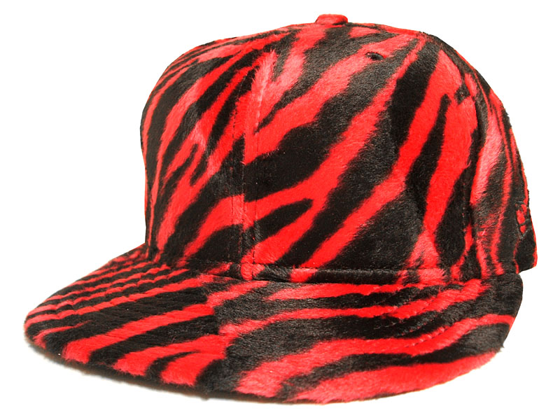 DEADSTOCK ニューエラ 59FIFTY ZEBRA PIMPIN-FUR FITTED CAP RED BLACK NEW ERA 帽子 メンズ レディース 男女兼用 アニマル柄 ゼブラ柄 ファー 5950 レッド 25_11RE_1119｜Amazingstore 11,088円