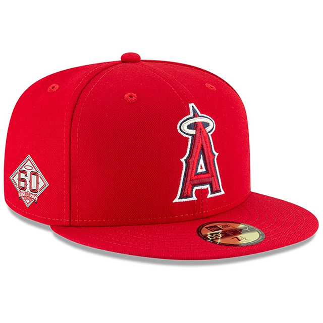 New EraNew Era Los Angeles Angels MLB AC Performance Red 59Fifty Basecap Marca 
