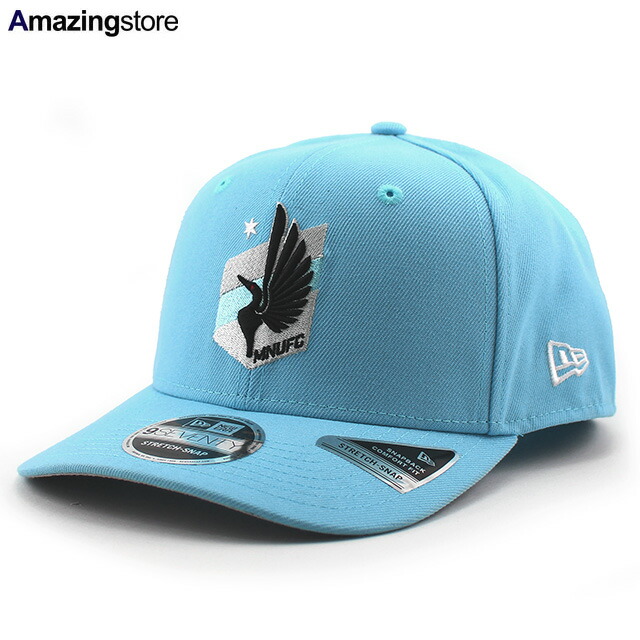 ニューエラ キャップ 9SEVENTY ストレッチ スナップバック ミネソタ ユナイテッド FC MLS STRETCH SNAPBACK CAP LIGHT BLUE NEW ERA MINNESOTA UNITED FC