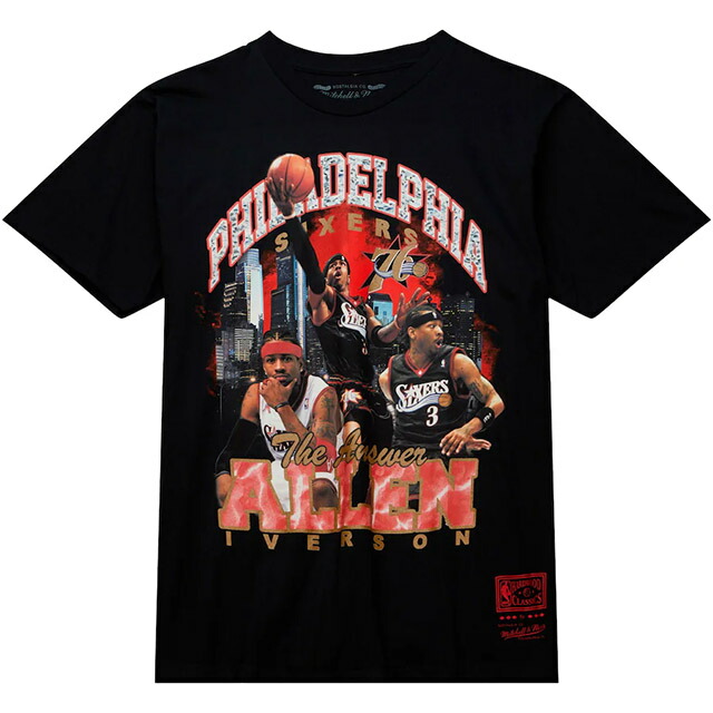 楽天市場】メンズ Tシャツ アイバーソン 76ers NBA バスケ Tシャツ