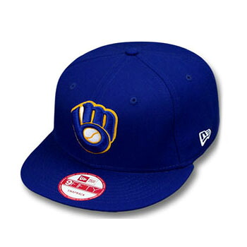 ニューエラ 9FIFTY スナップバック ミルウォーキー ブルワーズ REPLICA ALTERNATE SNAPBACK CAP ROYAL BLUE NEW ERA MILWAUKEE BREWERS 帽子 メンズ レディース 男女兼用 ブルー 26_1RE_0115