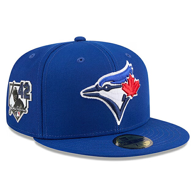2026 ジャッキー ロビンソンデーモデル 外国で取寄 59FIFTY トロント ブルージェイズ MLB JACKIE ROBINSON DAY FITTED CAP ROYAL BLUE NEW ERA TORONTO BLUE JEYS かぶり笠