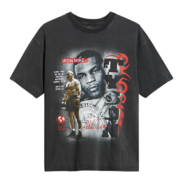 マイク タイソンモデル 海外取寄 ID サプライ Tシャツ IRON MIKE GRAPHIC T-SHIRT BLACK MIKE TYSON ID SUPPLY CO|Amazingstore