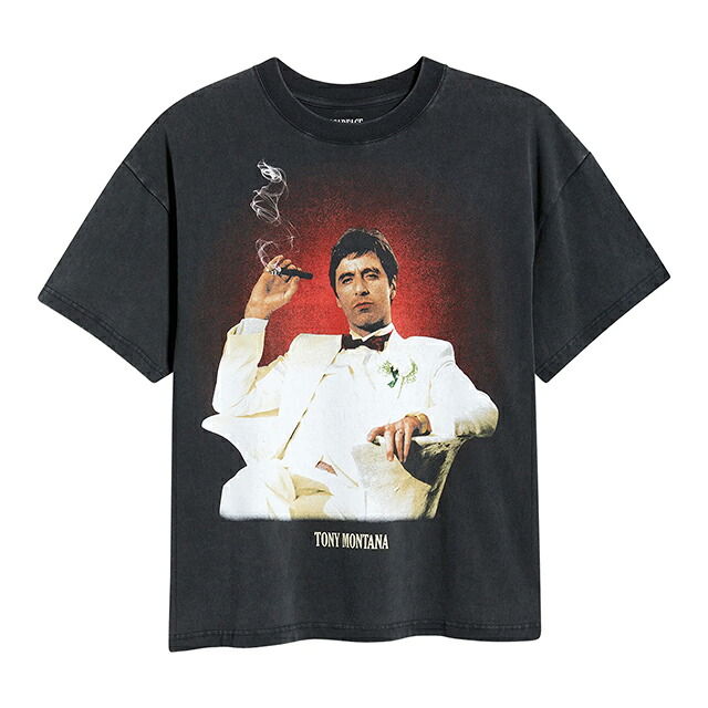 海外取寄 ID サプライ SCARFACE Tシャツ I'M SCARFACE GRAPHIC COTTON T-SHIRT BLACK トニー モンタナ ID SUPPLY CO アル パチーノ｜Amazingstore 14,823円