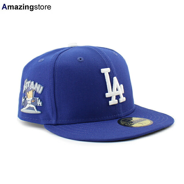 大谷翔平モデル ニューエラ 59FIFTY ロサンゼルス ドジャース MLB ON-FIELD AUTHENTIC GAME SHOHEI OHTANI PITCHING FITTED CAP ROYAL BLUE NEW ERA LOS ANGELES DODGERS