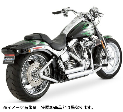 VANCE&HINES ショートショット スタッガード クローム 2012~17年ソフテイル|アンバーピース